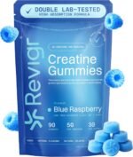 Max 5000mg Lab Tested with COA, 90 Creatine Monohydrate Gummies, Vegan & Sugar-Free, Premium Pre-Workout, Gym Supplement (1 Month Supply) (Blue Raspberry) - Image 2