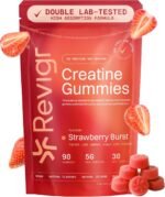 Max 5000mg Lab Tested with COA, 90 Creatine Monohydrate Gummies, Vegan & Sugar-Free, Premium Pre-Workout, Gym Supplement (1 Month Supply) (Stawberry Burst) - Image 2