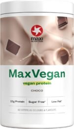 MaxiNutrition - MaxVegan Protein Powder, Chocolate - Plant Based Protein Food Supplement –, Low Fat, Sugar Free, Gluten & Soy-Free, Vegan - 23g Protein, Under 120 kcal per Serving, 420g Tub - Image 2