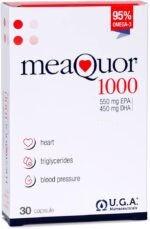 Meaquor 1000 Omega 3 Fish Oil Capsules IFOS Certified - Omega3 1000mg Supplement with EPA and DHA - No Aftertaste (30 Softgel Caps) - Image 2