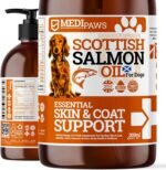 MediPaws Scottish Salmon Oil For Dogs, Cats, Horse, Ferret & Pet - Pure Omega 3, 6 & 9 Fish Oil Food Treats Dog Supplement for Natural Coat, Immune Support, Itchy Skin, Joint & Brain Health - Image 2