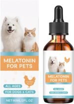 Melatonins for Dogs 60 Ml | Liquid Melatonins with a Quantitative Dropper | Sleep Aid Drops for Cat | Odorless & Transparent | Supports Relaxation Dogs & Cat, Helps Restful Sleep - Image 2
