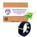 Menopause Multi Symptom Acupressure Bracelet-Clary Sage Scented Adjustable Band- Reduces Hot Flashes, Sleeplessness, Night Sweats, Stress-Mood Support-Balance-Easy to Use (Clary Sage, xlarge 9) - Image 2