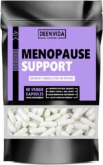 Menopause Supplements for Women, Perimenopause & Menopause Support, Multi-Nutrient Wellbeing Support, Halal & Suitable for Vegetarians, 1 Month Supply, 60 Capsules, DeenVida Nutrition - Image 2