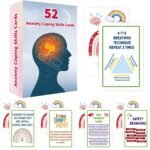 Mental Health Cards – Paper 8.7x5.7cm | Anger Management Cards | Calm Down Card | 52-Sheet Portable Double-Sided Feelings Card For Emotional Awareness, Stress Relief, And Personal Development - Image 2