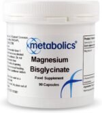 Metabolics Magnesium Bisglycinate Capsules — 133mg Chelated Glycinate, High Absorption, Gentle on Stomach, UK Made GMP Certified & Practitioner Approved — Vegan — Supports Sleep Energy Muscle — 90 - Image 2