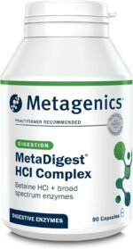 Metagenics MetaDigest HCI Complex - HCI + Broad Spectrum Digestive Enzymes - Supports Digestion - 90 Capsules - Image 2