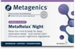 Metagenics MetaRelax Night - Supplement for Bedtime - with Passionflower, Magnesium, Saffron, Zinc & B Vitamins - Vegan - 30 Tablets - Image 2
