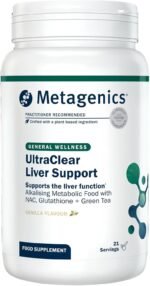Metagenics UltraClear Liver Support - with Rice Protein, Vitamin C, B Vitamins, Magnesium & Selenium - Vanilla Flavour - 21 Servings - Image 2