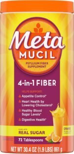 Metamucil Smooth Texture Orange Flavor Powder - 72 Doses - Image 2