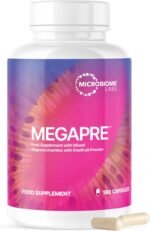 Microbiome Labs MegaPre Prebiotic Fibre Supplement – Daily Prebiotics for Gut Health with Clinically Tested Oligosaccharides - Supports Akkermansia muciniphila & Microbial Diversity (180 Capsules) - Image 2