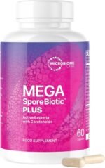 Microbiome Labs MegaSporeBiotic Plus with Antioxidants - Spore Based Probiotic, Active Bacteria Supplement to Boost Akkermansia, 4 Bacillus Strains for Gut Health - Vegan Probiotics (60 Capsules) - Image 2