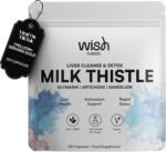 Milk Thistle Liver Cleanse & Detox Supplement with Artichoke & Dandelion Complex for Liver Health & Antioxidant Support, Milk Thistle High Strength Detox 120 Vegan Capsules - Image 2