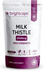 Milk Thistle Tablets 80% Silymarin High Strength 4,000mg Per Serving 2 Months Supply, 120 Vegan Tablets - Milk Thistle Capsules Alternative - Liver Detox Health Suppot | Premium Supplement Made in UK - Image 2