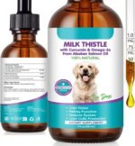 Milk Thistle for Dogs | 60ml Liquid Supplement with Curcumin & Omega-3s | Supports Normal Liver Function, Kidney Health, and Natural Immune Defences | Gentle Botanical Formula for Daily Vitality - Image 2
