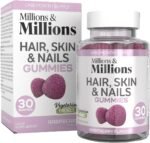 Millions & Millions - Hair, Skin & Nails Multivitamin Gummies • Maintenance of Hair, Skin & Nails • Suitable for Vegetarians • 30 Gummies • 1 Month Supply - Image 2