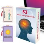 Mindfulness Cards for | 52 Portable Sheets Duplex Coping Skills - Board Games for Brain and Mental Health,Brain Stress Management - Image 2