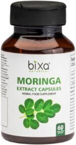 Moringa Leaf Extract |Moringa Oleifera (60 Veg Capsules) (450mg) | Multi-Vitamin and Nutritional Green Superfood Supplement ǀ Helps in Joint Pain and Blood Circulation ǀ Bixa Botanical - Image 2