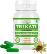 Morsan Nutraveda's Trikatu (Pippali, Kali Mirch, Sonth Extract Capsules, Herbal Supplement, Pack of 60 Veg. Capsules 500 mg. Each (Pack of 1) - Image 2