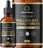 Mullein Leaf Extract for Lungs | High Strength 1,000mg | 100mls 3 Month Supply (100 Servings) | Organic Plant Extract UK Grown & Produced | Mullen Drops | GMDP, MHRA, ORG Certified | Vegan - Image 2