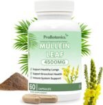 Mullein Leaf Extract for Lungs | High Strength 4500mg Mullein 10:1 Extract, Lung Support & Respiratory Health | Detoxification Aid & Cleansing Support Supplement - 60 Capsules - Image 2