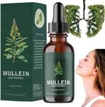 Mullein Leaf Liquid Drops,Mullein Leaf Extract for Lungs,Mullein Drops,Lung Cleanse for Lung Health,Lung Support for Fast Absorption - Image 2