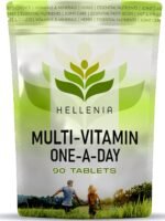 Multi Vitamins & Minerals Tablets for Men and Women | One-a-Day Tablet with Essential Active Vitamins Plus Calcium, Magnesium, Iron, Zinc and More Minerals | 90 Tablets Made in The UK for Hellenia - Image 2