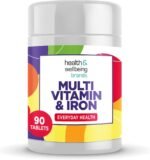 Multivitamin & Iron High Strength Tablets with Vitamin C, D & B6 | One-A-Day Easy-Swallow 90 Pack - Image 2