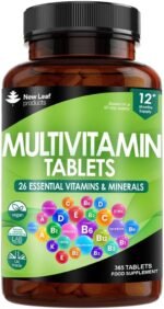Multivitamin & Minerals - 365 Vegan Multivitamins Tablets (1 Year Supply) with Iron High Strength - 26 Essential Active Multivitamin Tablets for Women & Men A-Z Complete Daily Vitamins UK Made - Image 2