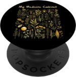 My Medicine Cabinet Plants Medicinal Herbs Natural Healing PopSockets Swappable PopGrip - Image 2