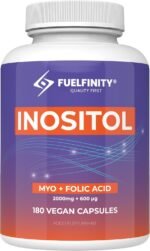 Myo-Inositol & Folic Acid | 2000mg Inositol | 180 Capsules | PCOS and Fertility Supplement | Vegan | FuelFinity® Superlative Manufacturing Standards | Capsule Format - Image 2