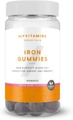 Myvitamins Iron Gummies – Vegan Iron Supplements with Folic Acid & B12 – Supports Energy, Cognitive Function & Immune Health – Mixed Berry Flavour – 60 Chewable Gummies (30-Day Supply) - Image 2