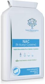 N-Acetyl Cysteine (NAC) 600 mg 120 Capsules - UK Manufactured and Suitable for Vegans & Vegetarians - Image 2