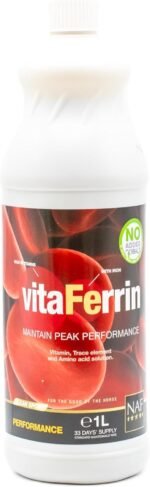 NAF VitaFerrin 1L – Iron & B-Vitamin Rich Tonic for Horses – Supports Vitality, Red Blood Cell Formation & Performance – Ideal for Training, Recovery or Low Energy - Image 2