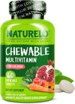 NATURELO Chewable Multivitamin for Children – Natural Whole Food Nutrients - 60 Chewable Tablets | 1 Month Supply - Image 2