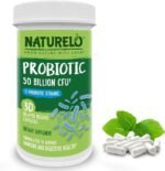 NATURELO Probiotic - Ultra Strength - 50 Billion CFU - 11 Lacto & Bifido Strains - One Daily - Gut-Friendly Bacteria - No Refrigeration Needed - 30 Vegan Capsules | 1 Month Supply - Image 2