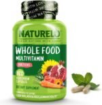 NATURELO Whole Food Multivitamin for Teens - Natural Vitamin, Mineral & Plant Extracts for Teenage Boys & Girls - Daily Nutrients for Active Children - 180 Vegan Capsules | 3 Month Supply - Image 2