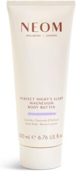 NEOM Perfect Night's Sleep Magnesium Body Butter, 200ml I Lavender, chamomile and patchouli I Essential Oils I Nourish and soften skin - Image 2