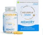 NEUBRIA Spark Memory Supplement – Multivitamin for Adults with Bacopa Monnieri, Ginkgo Biloba, Turmeric, Ashwagandha, CoQ10 & Citicoline – Potent Cognitive Formula – 60 Vegan Capsules - Image 2