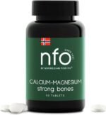 NFO Calcium-Magnesium [90 Tablets] Norwegian Natural Complex with a high Dosage of Calcium and Magnesium Minerals and Vitamins K and D to Strengthen Bones and Teeth - Image 2