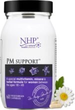 NHP Advanced - PM Support A Vegan Multivitamin for Women to Support Hormone Balance, Reduce Fatigue, and Enhance Stress Relief with Active Nutrients & Herbal Ingredients 60 Vegan Capsules - Image 2