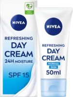 NIVEA Light Moisturising Day Cream, Hydrating Face Cream with Vitamin E, Skin Care Essentials, Intensive Moisturiser, 50 ml (Pack of 1) - Image 2