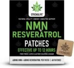 NMN & Resveratrol Patches – High Strength NMN Supplements UK Pure – High Absorption, 12 -Hour Release – Supports Cellular Health, Anti-Aging & Skin Vitality – 30 Patches - Image 2