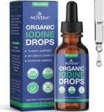 NOVEHA Iodine Drops | Organic Potassium Iodide Supplement | Daily Support for Thyroid Function & Wellness | 250 mcg per Serving | USDA Organic, Vegan, Non-GMO, Gluten-Free | 30-Month Supply - Image 2