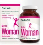 NUTRAWOMAN - Womens Multivitamins | Womens Vitamins - 30 Tablets - 27 Vitamins & Minerals - Daily Multivitamin for Energy & Health - with Probiotics, Biotin, Folic Acid & Methyl B12 - NutraVit - Image 2