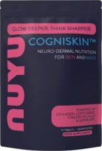 NUYU COGNISKIN™ Capsules. Neuro-Dermal Supplement with Marine Collagen, Hyaluronic Acid, Lion’s Mane & Alpha-GPC for Skin Hydration, Collagen Support & Cognitive Clarity. Two-a-Day, 1 Month Supply. - Image 2
