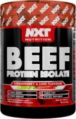 NXT Beef Protein Isolate 540g - High Protein Powder in Natural Amino Acids - Paleo, Keto Friendly - Dairy and Gluten Free | 540g (Strawberry & Lime) - Image 2