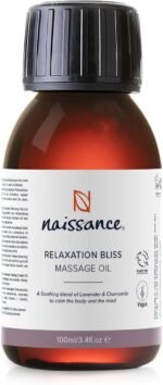 Naissance Relaxation Bliss Massage Oil 100ml – Calming Lavender & Soothing Chamomile Oil – Destressing Aromatherapy Massage Oil for Relaxation, Sleep, Stress & Muscle Relief - Image 2