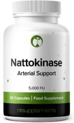 Nattokinase 5000FU Arterial Support with Oregano Extract 125mg & Motherwort 125mg 30 Capsules Made in The UK (30) - Image 2