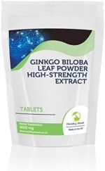 Natural Ginkgo Biloba Herb Extract 6000mg Food Supplement 7 Tablets Improving Memory Concentration for Relief of premenstrual Syndrome PMS Eye Problems and Dizziness - Image 2